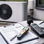 Schallgutachten Wärmepumpe: Gutachterliche Schallprüfung vor Ort mit Messgerät, Einordnung nach TA Lärm