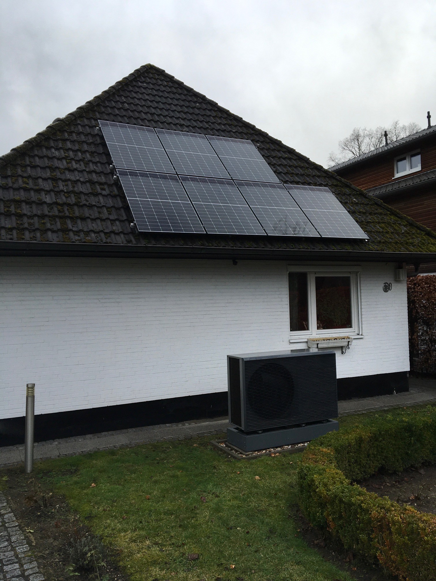 Gutachter Flensburg: Begutachtung einer Wärmepumpe mit Photovoltaik und Speicher